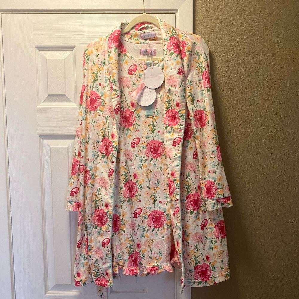 Sweet Honey Night Gown & Robe